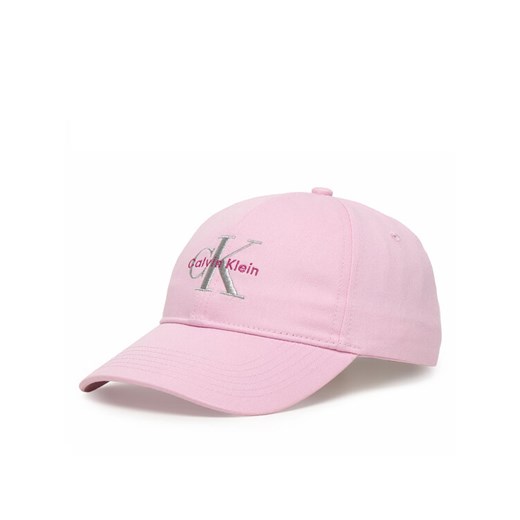 Czapka z daszkiem Calvin Klein Monologo Embroidery Baseball Hat LV04K5026G Różowy ze sklepu eobuwie.pl w kategorii Czapki z daszkiem damskie - zdjęcie 187749905