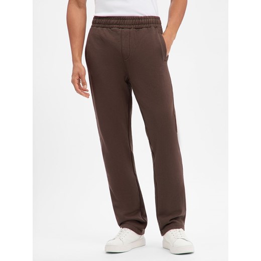 PEGADOR Męskie spodnie do biegania Mężczyźni Bawełna błotnisty jednolity ze sklepu vangraaf w kategorii Spodnie męskie - zdjęcie 187750087