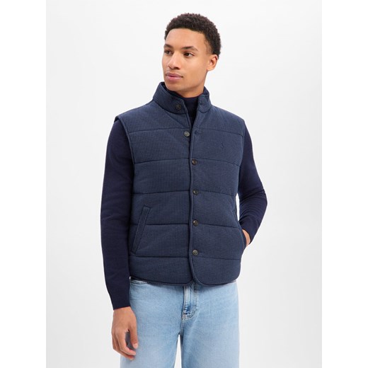 Polo Ralph Lauren Pikowana kamizelka męska Mężczyźni Bawełna granatowy wzorzysty ze sklepu vangraaf w kategorii Kamizelki męskie - zdjęcie 187750108