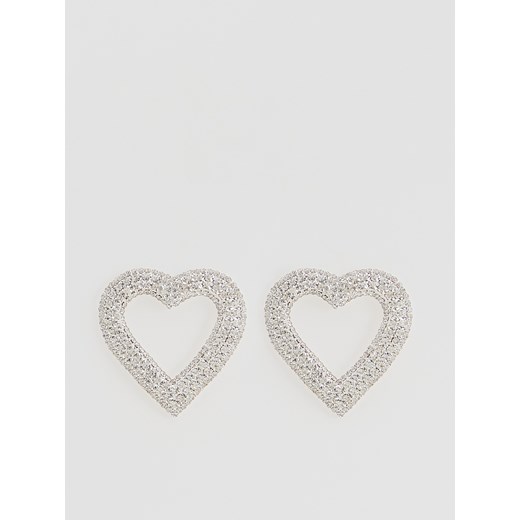 Reserved - Kolczyki serca - srebrny ze sklepu Reserved w kategorii Kolczyki - zdjęcie 187750386