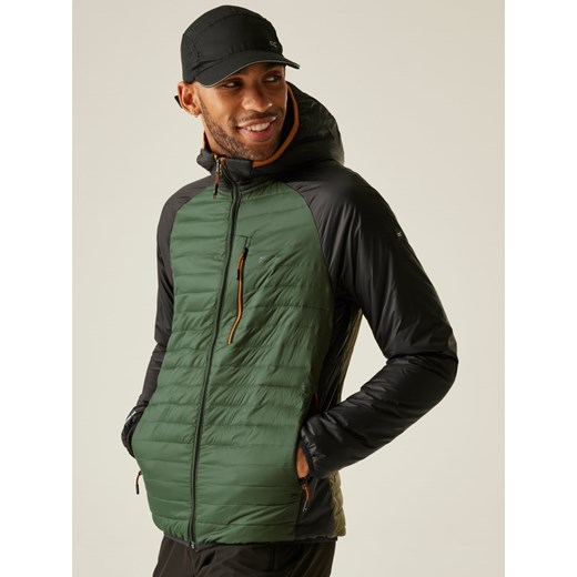 Regatta Kurtka przejściowa &quot;Rowak&quot; w kolorze czarno-oliwkowym ze sklepu Limango Polska w kategorii Kurtki męskie - zdjęcie 187750676
