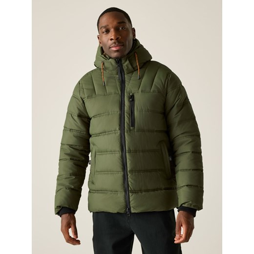 Regatta Kurtka pikowana &quot;Leeshaw&quot; w kolorze oliwkowym ze sklepu Limango Polska w kategorii Kurtki męskie - zdjęcie 187750685
