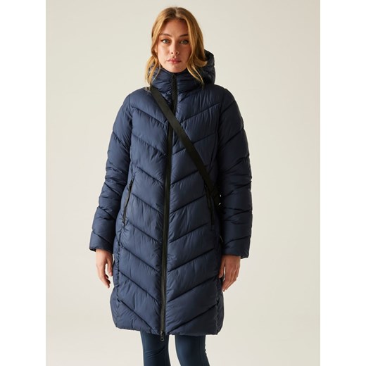 Regatta Płaszcz pikowany &quot;Anita&quot; w kolorze granatowym ze sklepu Limango Polska w kategorii Kurtki damskie - zdjęcie 187750847
