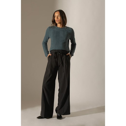 Perfect Cashmere Kaszmirowy sweter &quot;Corva&quot; w kolorze niebieskoszarym ze sklepu Limango Polska w kategorii Swetry damskie - zdjęcie 187751159