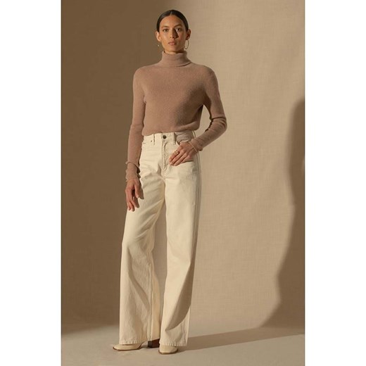 Perfect Cashmere Kaszmirowy sweter &quot;Elly&quot; w kolorze jasnobrązowym Perfect Cashmere XL okazja Limango Polska