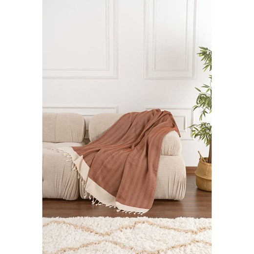 Mijolnir Pled &quot;Baliksirti&quot; w kolorze czerwono-kremowym ze sklepu Limango Polska w kategorii Tekstylia - zdjęcie 187752046