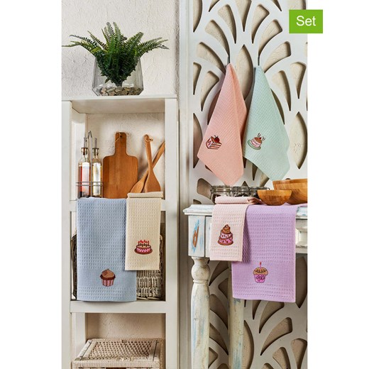 Mijolnir Ściereczki kuchenne (6 szt.) &quot;Cake&quot; ze wzorem ze sklepu Limango Polska w kategorii Ścierki kuchenne - zdjęcie 187752078