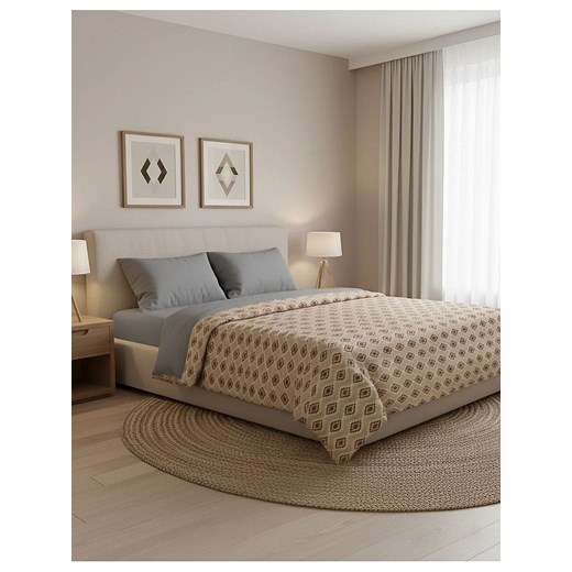 Mijolnir Komplet pościeli renforcé &quot;Dashon&quot; w kolorze szaro-jasnobrązowym ze sklepu Limango Polska w kategorii Pościele - zdjęcie 187752105