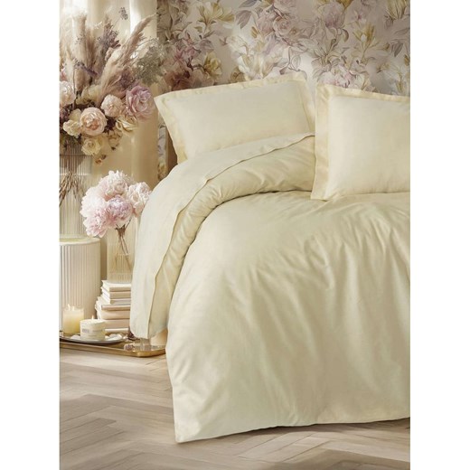 Mijolnir Komplet pościeli satynowej &quot;Elegant&quot; w kolorze kremowym ze sklepu Limango Polska w kategorii Pościele - zdjęcie 187752125