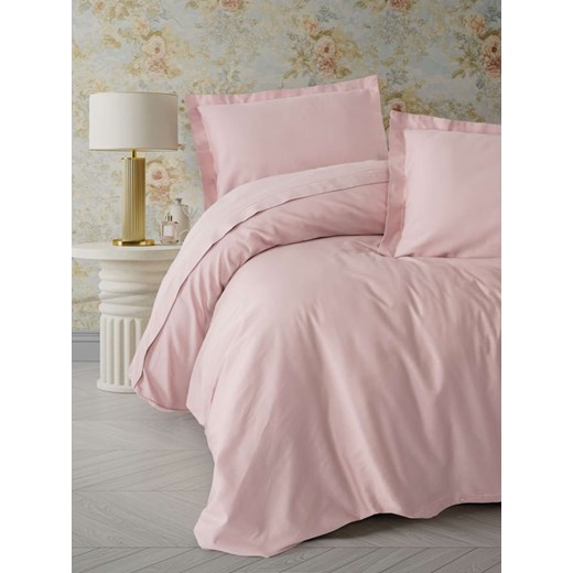Mijolnir Komplet pościeli satynowej &quot;Elegant&quot; w kolorze jasnoróżowym ze sklepu Limango Polska w kategorii Pościele - zdjęcie 187752127