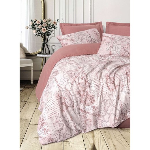 Mijolnir Komplet pościeli renforcé &quot;Livara&quot; w kolorze jasnoróżowo-białym ze sklepu Limango Polska w kategorii Pościele - zdjęcie 187752196