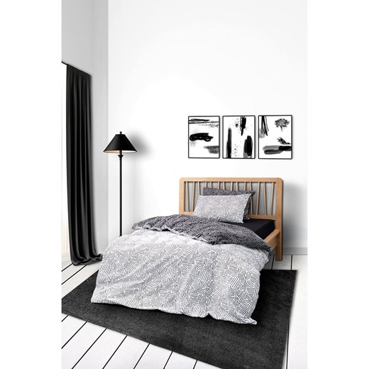 Mijolnir Komplet pościeli renforcé &quot;Maze&quot; w kolorze czarno-białym ze sklepu Limango Polska w kategorii Pościele - zdjęcie 187752238