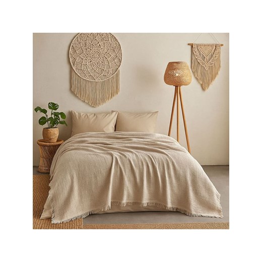 Mijolnir Narzuta &quot;Muslin&quot; w kolorze beżowym ze sklepu Limango Polska w kategorii Tekstylia - zdjęcie 187752258