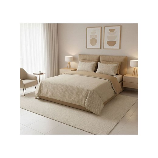 Mijolnir Komplet pościeli renforcé w kolorze beżowo-białym ze sklepu Limango Polska w kategorii Pościele - zdjęcie 187752269