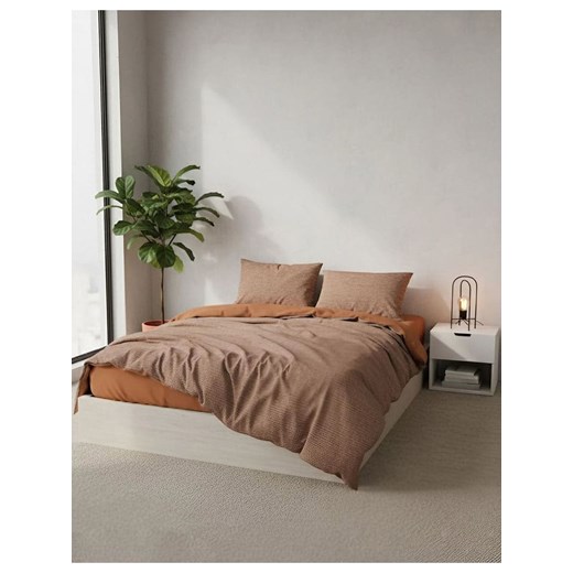 Mijolnir Komplet pościeli renforcé w kolorze jasnobrązowo-białym ze sklepu Limango Polska w kategorii Pościele - zdjęcie 187752289