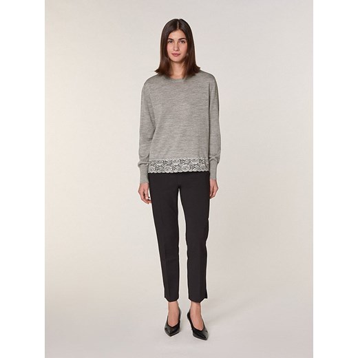 Rodier Wełniany sweter w kolorze szarym ze sklepu Limango Polska w kategorii Swetry damskie - zdjęcie 187752385