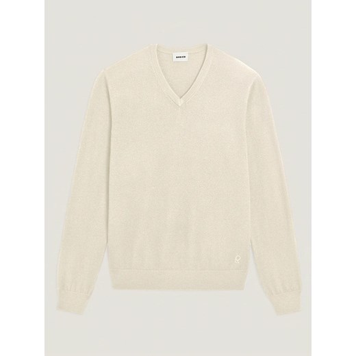 Rodier Wełniany sweter w kolorze kremowym ze sklepu Limango Polska w kategorii Swetry męskie - zdjęcie 187752435
