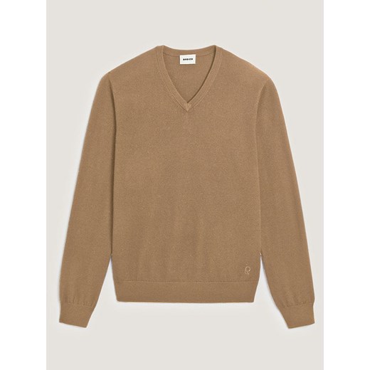 Rodier Wełniany sweter w kolorze jasnobrązowym ze sklepu Limango Polska w kategorii Swetry męskie - zdjęcie 187752436