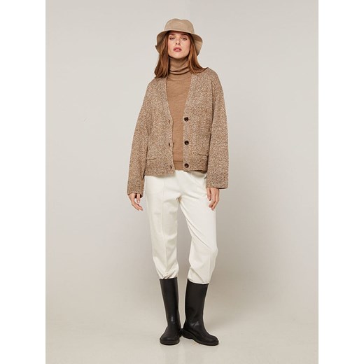 Rodier Kardigan w kolorze jasnobrązowym ze sklepu Limango Polska w kategorii Swetry damskie - zdjęcie 187752666