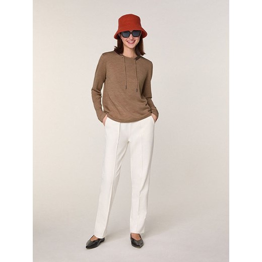 Rodier Wełniany sweter w kolorze jasnobrązowym ze sklepu Limango Polska w kategorii Swetry damskie - zdjęcie 187752715