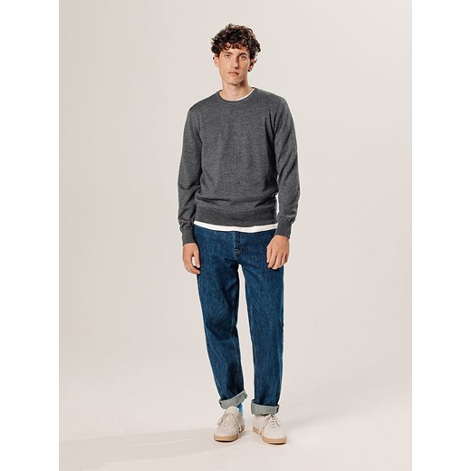 Rodier Wełniany sweter w kolorze szarym ze sklepu Limango Polska w kategorii Swetry męskie - zdjęcie 187752787