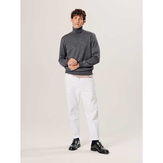 Rodier Wełniany sweter w kolorze szarym ze sklepu Limango Polska w kategorii Swetry męskie - zdjęcie 187752797