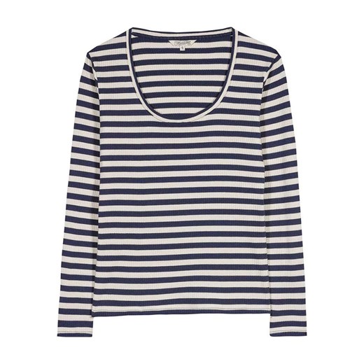 Herrlicher Koszulka w kolorze granatowo-beżowym ze sklepu Limango Polska w kategorii Bluzki damskie - zdjęcie 187753046