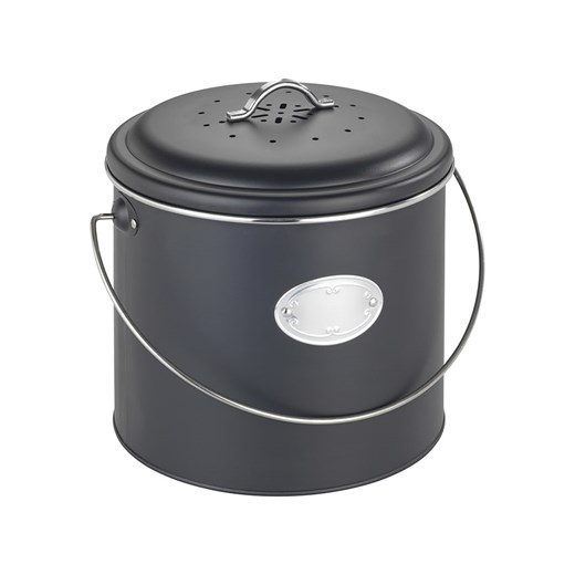 Wenko Pojemnik &quot;Nero&quot; w kolorze czarnym na kompost - 6 l ze sklepu Limango Polska w kategorii Kosze na śmieci - zdjęcie 187753879