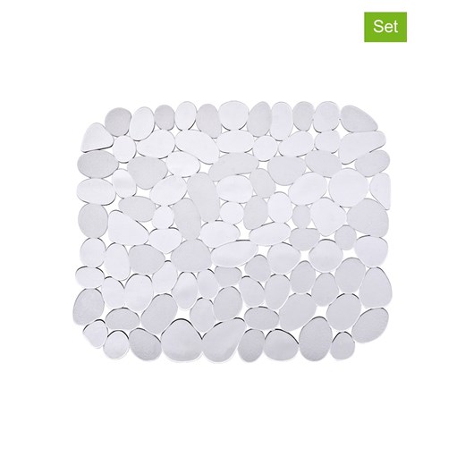 Wenko Maty (2 szt.) &quot;Stone” do zlewu - dł. 31 x 26 cm ze sklepu Limango Polska w kategorii Akcesoria kuchenne - zdjęcie 187753997