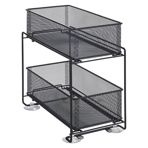 Wenko Regał w kolorze czarnym z szufladami - 35 x 33,5 x 18,5 cm ze sklepu Limango Polska w kategorii Regały i witryny - zdjęcie 187754047