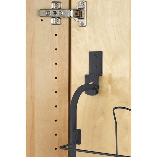 Wenko Regał w kolorze czarnym na drzwi - 59 x 151 x 14 cm Wenko onesize Limango Polska promocyjna cena