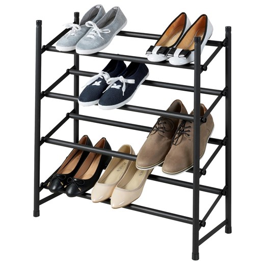 Wenko Regał &quot;Hero&quot; w kolorze czarnym na buty - 62 x 68 x 23 cm Wenko onesize Limango Polska promocyjna cena