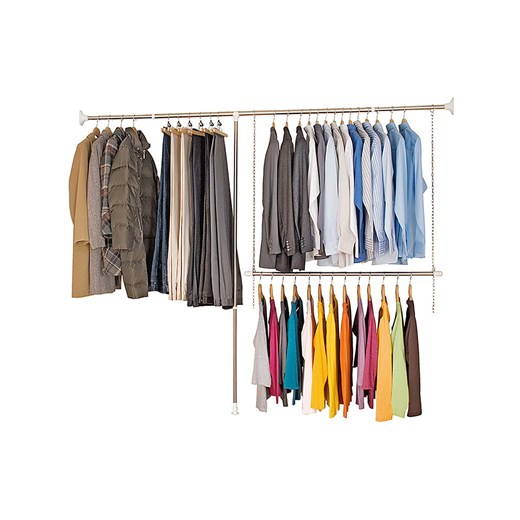 Wenko Teleskopowy wieszak w kolorze srebrnym Wenko onesize promocyjna cena Limango Polska