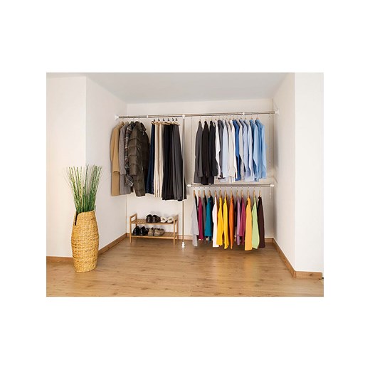 Wenko Teleskopowy wieszak w kolorze srebrnym Wenko onesize wyprzedaż Limango Polska