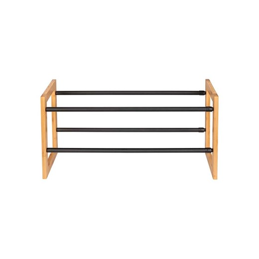 Wenko Regał w kolorze czarno-jasnobrązowym na buty - 61 x 30 x 20 cm ze sklepu Limango Polska w kategorii Szafy - zdjęcie 187754269