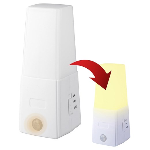 Wenko Lampka nocna LED w kolorze białym - wys. 12,5 cm Wenko onesize wyprzedaż Limango Polska