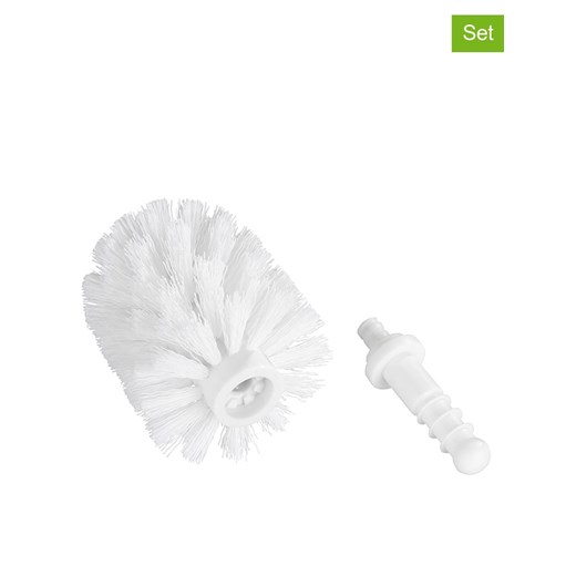 Wenko Wymienne główki  (2 szt.) w kolorze białym do szczotki WC - Ø 8,5 cm ze sklepu Limango Polska w kategorii Akcesoria łazienkowe - zdjęcie 187755147