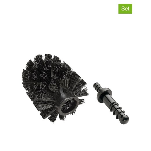 Wenko Wymienne główki  (2 szt.) w kolorze czarnym do szczotki WC - Ø 7,5 cm ze sklepu Limango Polska w kategorii Akcesoria łazienkowe - zdjęcie 187755148