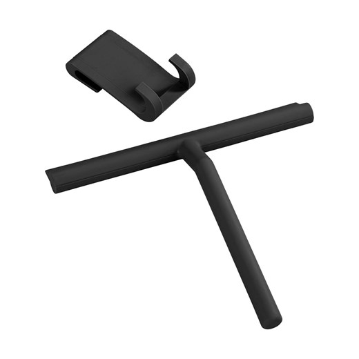 Wenko Ściągaczka prysznicowa &quot;Mola&quot; w kolorze czarnym - 21 x 24,5 x 4 cm ze sklepu Limango Polska w kategorii Akcesoria łazienkowe - zdjęcie 187755508