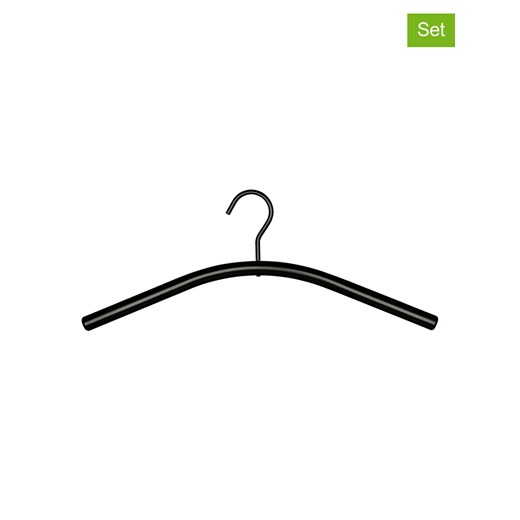 Wenko Wieszaki (2 szt.) &quot;Neo&quot; w kolorze czarnym - 44,5 x 17,5 cm ze sklepu Limango Polska w kategorii Szafy - zdjęcie 187756159