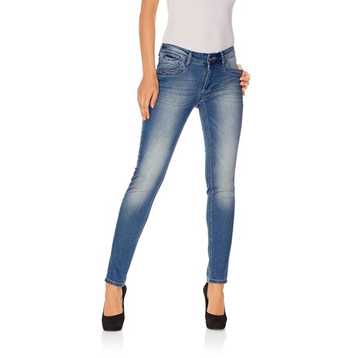 Heine Dżinsy - Skinny fit - w kolorze niebieskim ze sklepu Limango Polska w kategorii Jeansy damskie - zdjęcie 187756765