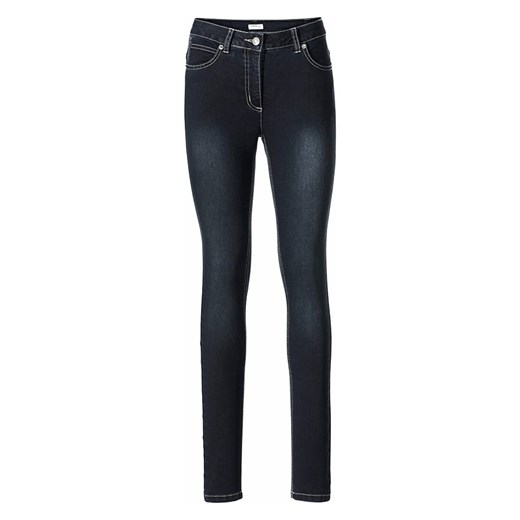 Heine Dżinsy - Skinny fit - w kolorze granatowym ze sklepu Limango Polska w kategorii Jeansy damskie - zdjęcie 187756776