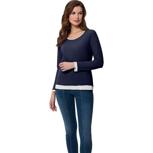 Heine Koszulka w kolorze granatowym ze sklepu Limango Polska w kategorii Bluzki damskie - zdjęcie 187756847