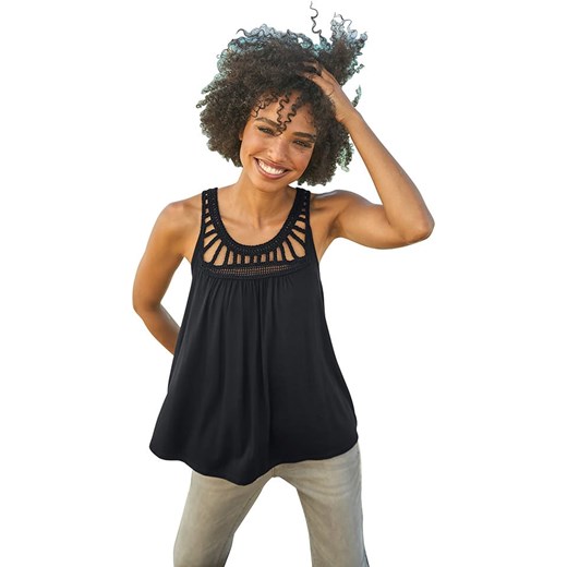 Heine Top w kolorze czarnym ze sklepu Limango Polska w kategorii Bluzki damskie - zdjęcie 187756947