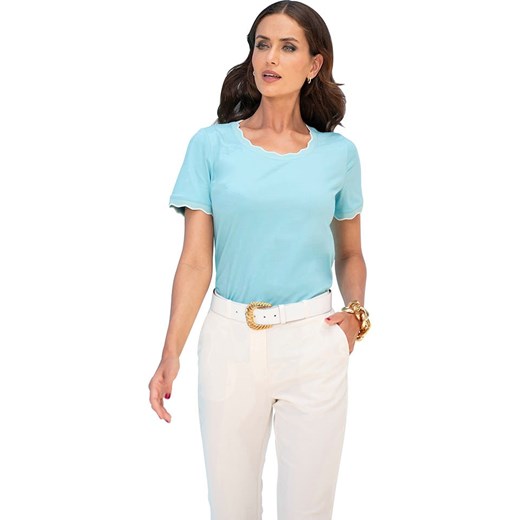 Heine Koszulka w kolorze turkusowym ze sklepu Limango Polska w kategorii Bluzki damskie - zdjęcie 187756957