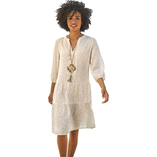 Heine Sukienka w kolorze beżowym ze sklepu Limango Polska w kategorii Sukienki - zdjęcie 187756978