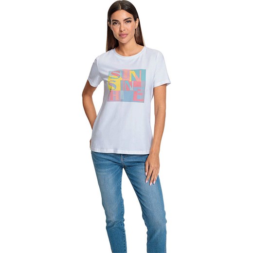 Heine Koszulka w kolorze białym ze sklepu Limango Polska w kategorii Bluzki damskie - zdjęcie 187756995