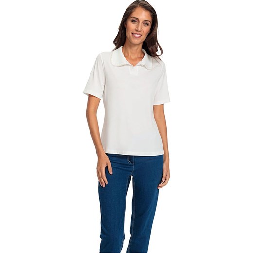 Heine Koszulka polo w kolorze kremowym ze sklepu Limango Polska w kategorii Bluzki damskie - zdjęcie 187757058