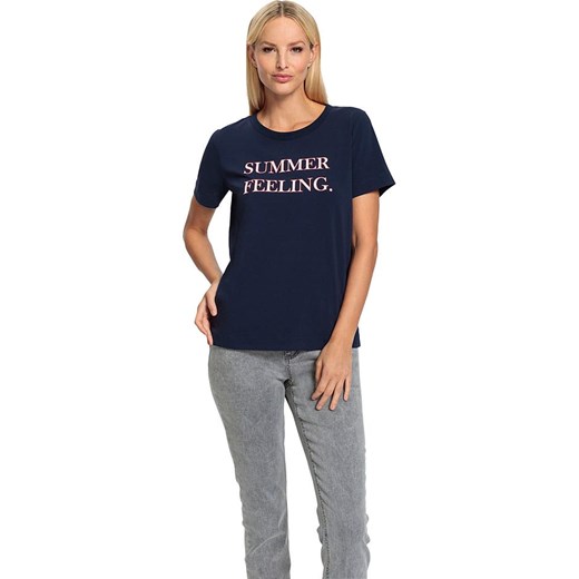 Heine Koszulka w kolorze granatowym ze sklepu Limango Polska w kategorii Bluzki damskie - zdjęcie 187757108