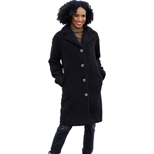 Heine Płaszcz zimowy w kolorze czarnym ze sklepu Limango Polska w kategorii Kurtki damskie - zdjęcie 187757197